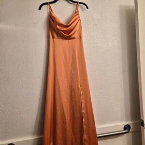 Revelry Bridesmaid Dress w/ detailed bodice and lace up back: Stunning Elegant